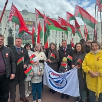 Торжественное мероприятие посвященное государственному празднику - Дню государственного флага, Государственного герба и Государственного гимна Республики Беларусь